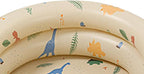 Inflatable Baby Retro Swimming Pool Family Cute Style Thickened Water Pool for Kids Indoor Outdoor Play (Beige Dinosaur)