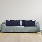 Covers & All Premium Square Throw Pillow Inserts with Covers Set of 4, 16 x 24 Inches Navy Blue, Decorative Cushions for Couch Sofa Home Decor Office Travel UV Resistant Waterproof Soft Cushions