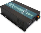 WZRELB Full Power Strong Capacity 2000W 12V Off Grid Pure Sine Wave Solar Power Inverter Black (RBP200012B1)