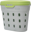 Vego Garden In-Ground Worm Composter Outdoor Farm Compost Bin 8 Gallons BPA-Free Composting System for Raised Garden Beds, Lime