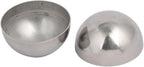 uxcell 76mm OD 1mm Thickness 304 Stainless Steel Hollow Half Round Railing Balls 2pcs