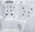 Bueno Spa Chicago 7 - Person 54 Jets Acrylic Standard Hot Tub with New Arctic Max Insulation, Ozonator, LED Lights, and Cover