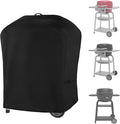 Cover for Charbroil Bistro Pro Electric Grill & Griddle, with Handle & Straps for 25302145 25302146 25302148 25302161, 600D Waterproof All Weather Resistant Electric Cover, Replace CB1250073P4