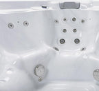 Bueno Spa Chicago 7 - Person 54 Jets Acrylic Standard Hot Tub with New Arctic Max Insulation, Ozonator, LED Lights, and Cover