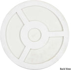Bieye MSS002 Rose Flowers Tiffany Style Stained Glass Mosaic Decorative Stepping Stone for Garden Decor (12" Round, Welcome Sign)