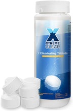 XtremeClear 1.5 Pounds Chlorine Tablets for Swimming Pools, Spa, Hot Tub, Long-Lasting Stabilized 1" Chlorinating Tablets Chemicals, Small Pool