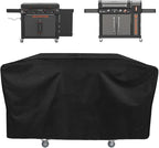 Griddle Cover for Blackstone 36" Culinary Griddle with Hood, 600D Heavy Duty Waterproof Flat Top Grill Cover for Blackstone 28" Griddle with Rangetop Airfryer
