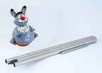Ceramic Garden Decor - Bunny Lawn stake - Outdoor statue - Perfect, unique gifts for gardeners woman, men, yard gifts - Handmade, Frostproof
