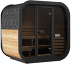 Model CL5G, Cube-Series Outdoor Home Sauna Kit, Up to 4 Persons (Sauna Heater & Sauna Stones Included)