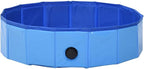 Foldable Dog Swimming Pool, Foldable Pet Swimming Pool, Portable Dog Pool, Bath Pool Collapsible Dog Pet Pool Bathing Tub, 31.5"x7.9" PVC Blue