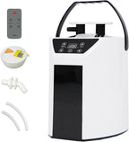 SaunaResearcher 3L Large Capacity Home Sauna Steamer, Portable Sauna Steamer, Sauna Steamer Machine, Lightweight Stainless Steel Pot with Timer & Gear Display for Relaxation, with Remote Control