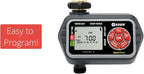 Eden 93411 1-Zone Digital Water Timer with LCD Display - Programmable Sprinkler System Manual Watering Rain Delay and Moisture Sensor Compatibility