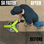 15" Pressure Washer Surface Cleaner with Wheels, 3400 Max PSI, Pressure Washer Attachment for Concrete, Driveway, Patio, and Sidewalks