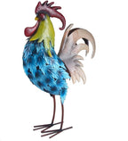 Rooster Statue Vintage Chicken Animal Sculpture Garden Decoration Metal Yard Art for Patio Lawn Backyard Outdoor Indoor Decoration
