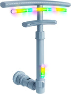 Pool Fountain for Above and Inground Pools,Upgraded Dual Spray Pool Aerator with 9-Color LED Lights and 4 Modes, 360° Adjustable Pool Sprinkler Fountain Pool Cooler Pool Accessories Pool Decor