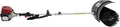 Gas Power Sweeper,31CC 1.4HP 4 Stroke Power Broom Sweeper Handheld Walk Behind Cleaning Driveway,Gas Powered Lawn Sweeper Snow Brush Sweeper for Park Lawn Sidewalk Outdoor