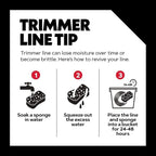 Oregon Magnum Gatorline 095 Trimmer Line Heavy Duty, Professional Twisted Weed Wacker String for Gas and Electric Grass Trimmer and Brushcutters, Fits Most Standard Models .095" x 282-Foot (20-020)
