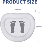 Inflatable Pool Foot Bath Basin, Foot Soaking Bath Basin Foot Bath for Pool Entry Ladder, Pool Foot Wash Basin for Above Ground Swimming Pools Hot Tub Spas, Pool Accessories