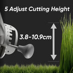 Remote Control Lawn Mower S1 4WD 56V12Ah, Multi-Functions RC Lawn Mower with 1.5-4.3 Inch Cutting Height 21 Inch Cutting Width for 75% Slope(37°) for Mowing 0.75 Acres