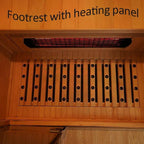 1 People Indoor Infrared Sauna, Low EMF Full Spectrum Red Heater with Carbon Heating Panels, Canadian Hemlock Wood, WiFi Control, 7-Color Starry Light, Reading Lamp, 1350W, 120V