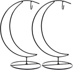 SGrace Ornament Display Stand Holder Home Wedding Decoration Rack for Hanging Glass Globe Pot Stand Iron Pothook Stand Terrarium Witch Ball (1, 9.8"x4.7")