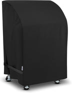 SunPatio 2 Burner Gas Grill Cover 32 inch, Heavy Duty Waterproof Small BBQ Grilling Cover, Compatible for Weber Char-Broil Nexgrill and More Grills with Collapsed Side Tables, All Weather Protection