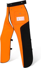 Chainsaw Chaps Apron Wrap 8-layer for Men/Women Loggers Forest Workers Protective Chain Saw Pants Adjustable