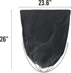 8-10 Gallon Trash Bags, 300 Count Black Garbage bags, Multi-purpose Trash Can Bin Liners for Bathroom, Office, Industrial, Commercial, Janitorial, Municipal, Recycling