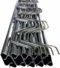 Farm Plastic Supply - Spring Wire & Lock Channel - (25 Pack) - Steel 6.5 ft Spring Lock Track & U-Channel Bundle for Greenhouse Plastic Polyethylene Film or Shade Cloth
