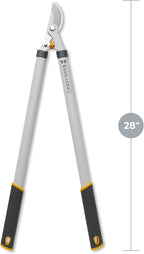 Woodland Tools Regular Duty Lopper – 28 Inch Manual Branch Cutter with Bypass Blade and Non Slip Grip – Lightweight Tree Trimmer for Gardening, Shrubs, and Small Branches