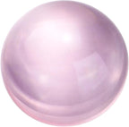 uxcell 25mm/1" Crystal Sphere Ball Glass Solid Decorative Sphere Crystal Ball Prop Ornament for Feng Shui Divination Fortune Telling Tabletop Fountain Decoration, Pink