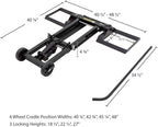Guardian Hydraulic Lawn Mower Lift Jack 500 lb. Capacity Steel 27" Maximum Lift Height