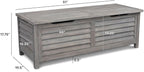 Homestyles 5664-25 Maho Deck Box, Grey
