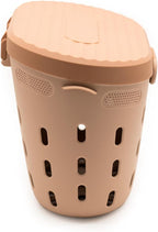 Vego Garden In-Ground Worm Composter Outdoor Farm Compost Bin 7 Gallons BPA-Free Composting System for Raised Garden Beds, Tawny Brown