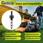 Carbhub 951-10651 Gas Fuel Tank Nipple Outlet Line Screen Compatible with Troy Bilt Snow Blower Thrower Garden Tiller Guel Tank 208cc 357cc Compatible with Craftsman MTD Cub Cadet Replaces 95110651