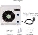 Swimming Pool Heater EU30, Max 11568BTU Electric Pool Heat Pumps for Above Ground Pools up to 2000Gallons, Titanium Heat Exchanger, High Efficient, 110V-120V Plug in Pool Warmers