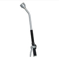 RESTMO Long Watering Wand, 24 Inches Gentle Soft Full Shower Sprayer Wand with Flow Control, Heavy Duty Metal Hose Wand for Hanging Baskets, Shrubs, Plants, Flowers, Garden and Lawn, Black