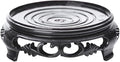 GOLDY&WENDY 7 Inch Round Vase Planter Display Stand Handmade Oriental Home Decoration Base Pedestal