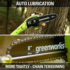 Greenworks 24V 8" Cordless Polesaw (Great For Pruning and Trimming Branches / 125+ Compatible Tools), 2.0Ah Battery and Charger Included