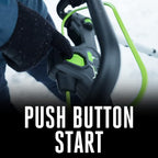 EGO Power+ SNT2112 21-Inch 56-Volt Lithium-Ion Cordless Snow Blower with Peak Power and Steel Auger - (2) 5.0Ah Batteries and Dual Port Charger Included