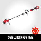 SKIL PWR CORE 40 Brushless 40V 15'' String Trimmer Kit with Smart Load Includes 2.5Ah Battery and Auto PWR Jump Charger- LT4832C-11