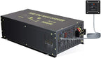 WZRELB 7000W 12V 120V Pure Sine Wave Power Inverter 4 AC Outlets Wired Remote Control,RV, Camping (RBH-700012WR)