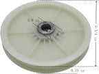 Replacement 121-6624 Pulley 1216624 Pow-Cle 721 Snow Blowers Pulley Fits to 38751 38741 38742 38743 38744 38563 38568 for Po-Cle and Qu-Cle Snowthrowers Part