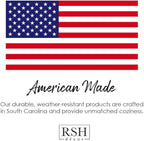 RSH DECOR: Square Throw Pillows Set of 4 | 17” x 17” | All-Weather Spun Fabric | Water and Fade-Resistant | Outdoor Accent Pillows for Patio Furniture | Copeland Caribe Blue Floral