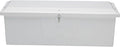 TAYLOR MADE PRODUCTS Stow 'N Go Medium Fiberglass Dock Box, White (24"H x 72"W x 23"D) – Fiberglass construction, UV gelcoat finish, stainless steel lockable latch and hardware – 2020108642