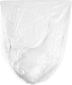 Aluf Plastics High Density Trash Bags, 12-16 Gallon, 500 Count, 16 Micron (eq), 24" x 33", Clear, For Bathroom, Office, Industrial, Commercial, Janitorial, Municipal, & Recycling