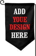 Custom Garden Flag Double Sides Personalized Garden Flags 28x40 Inch Customized Picture Logo Text Yard Flag Banner Signs for Outside Lawn Patio Garden Home Decorating Birthday Christmas Gift