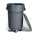 32 Gallon Outdoor Trash Can, Outdoor Trash Can with Lid and Wheels, Commercial Trash Cans Suitable for Restaurants, Kitchens and Courtyards