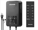 DEWENWILS 300W Low Voltage Landscape Transformer with 2 Zones, 120V AC to 12V DC, Low Voltage Transformer with Remote, Photocell Sensor & Timer, Outdoor Landscape Lighting for Spot Light Steplight
