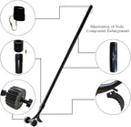 Crevice Weeding Tool with Wheel,Adjustable Handle Length, Allowing for Effortless clearing of Weeds in Corners.